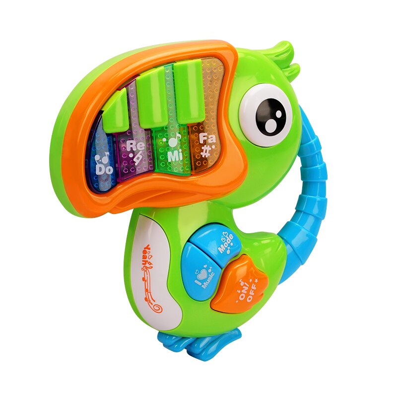 Baby Muscial Toucan Piano 18 Months With Music And Light Educational Holding Toy For Kids