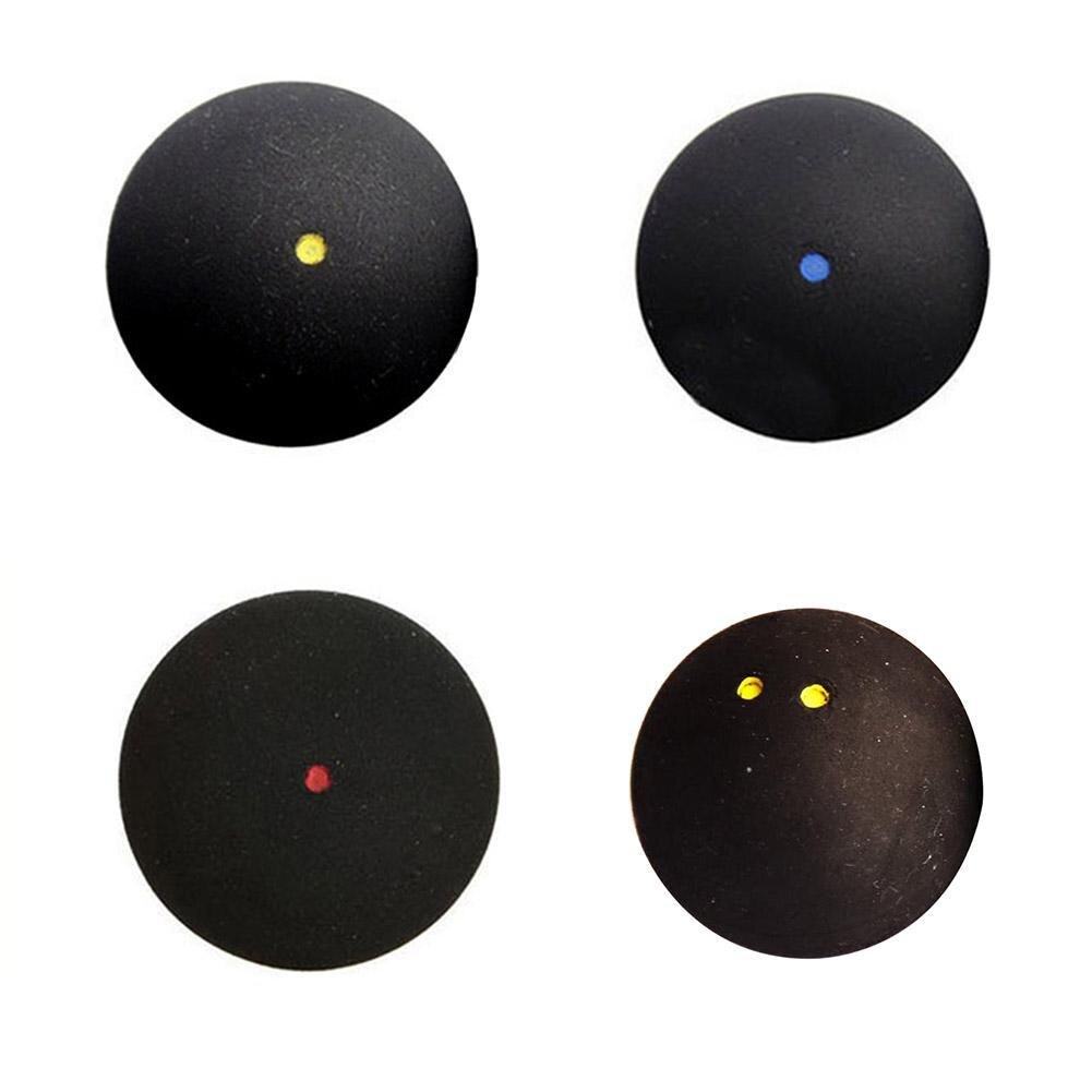 1Pcs 37Mm Professionele Squash Bal Gele Stip Lage Snelheid Verpakking Training Squash Rubber Dot Blauwe Bal Bal Buis j1Q7