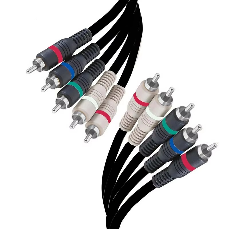 5 rca ypbpr-komponentenkabel mit rgb-Audio--komponentenkabel, 6ft 1.8m ypbpr-Video-/audiokabel für dvd-Spieler, einstellen-oben-Kasten, tv-Kasten und hdtv