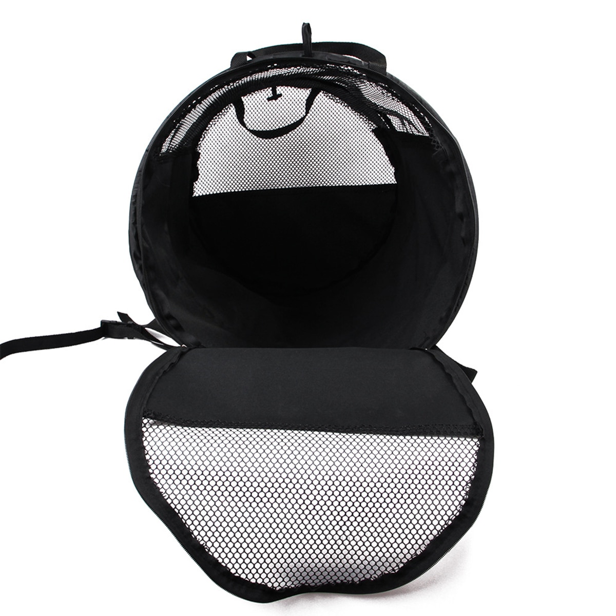 Collapsible Travel Pet Tube Portable Breathable Car Dog Cage Pet Tent Dogs Carrier Foldable Back Seat Tent Waterproof Car Bag