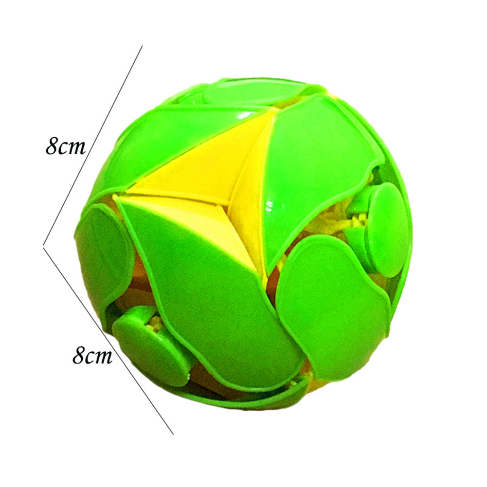 1Pcs Spaß Farbwechsel Doppel Magic Ball Hand Werfen Sensorischen Dekompression Zubehör Kinder Erwachsene Kreative Spielzeug