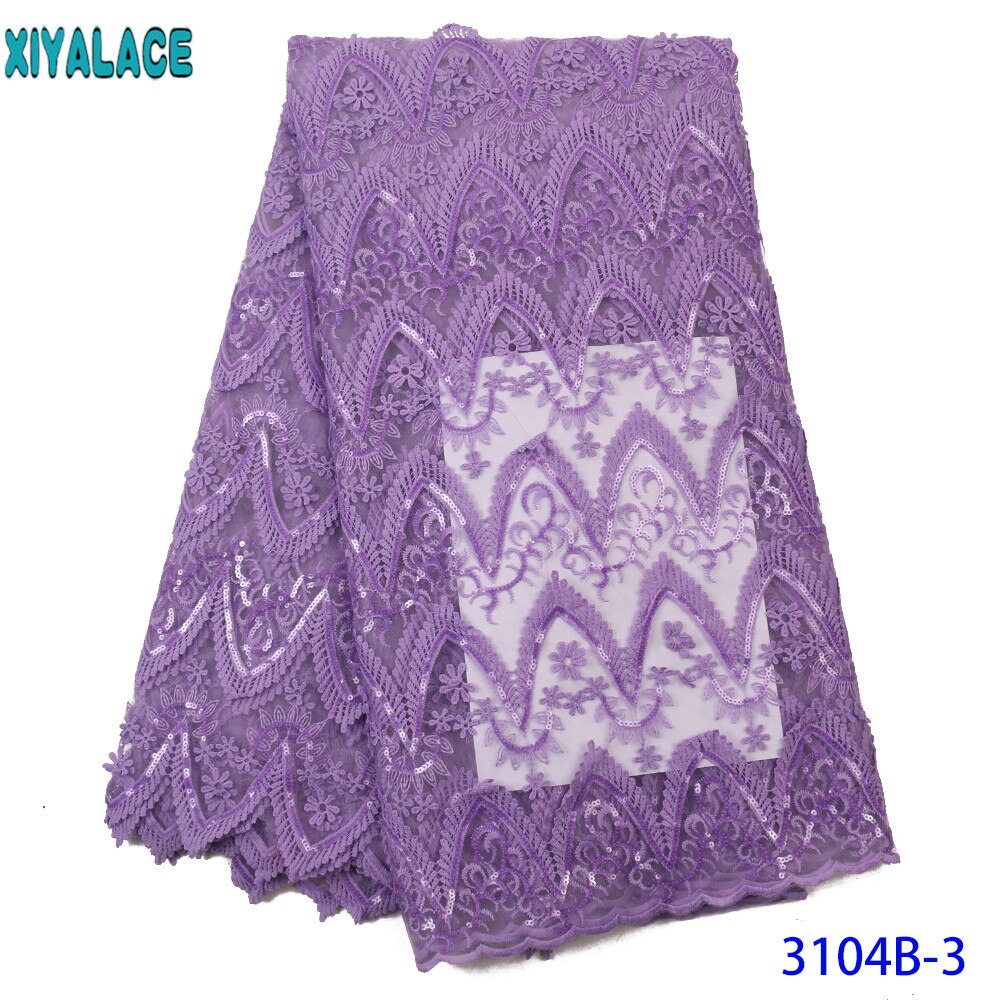Himmel Blau Französisch Spitze Stoff Afrikanischen Bestickte Tüll Stoff mit Pailletten Nigerian Schnürsenkel Stoffe für Hochzeit Kleid KS3104B