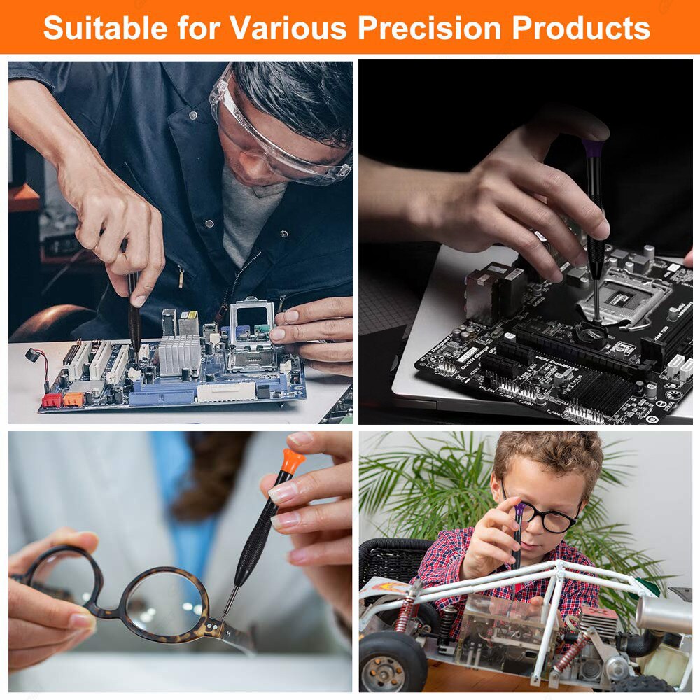 6 in 1 Cell Phone Maintenance Repair Tools Set Precision Screwdriver Kit For iPhone Watch Glasses Toys DIY Repair Hand Tool Kit