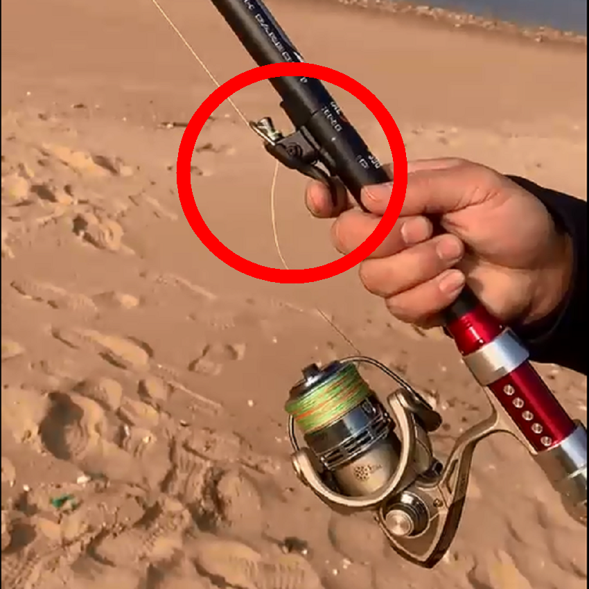 Gatillo de lanzamiento de pesca, gatillo de lanzamiento de Pesca de Mar, Clip de cañón de botón de pulgar, carrete fijo, Protector de dedo de fundición