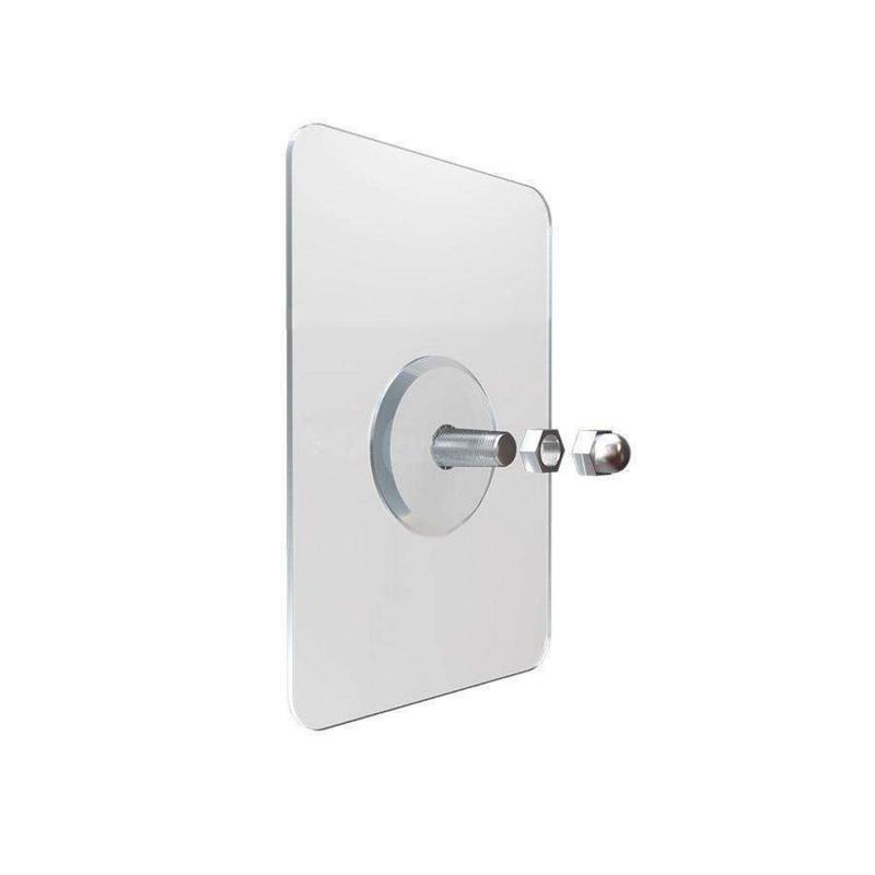 2pz Adesivo forte non-marcatura Muro Chiodo Del Chiodo di Trasporto Cremagliera Del Chiodo, Senza Asta Chiodo Pend Forare pasta di installazione Vite M7G7