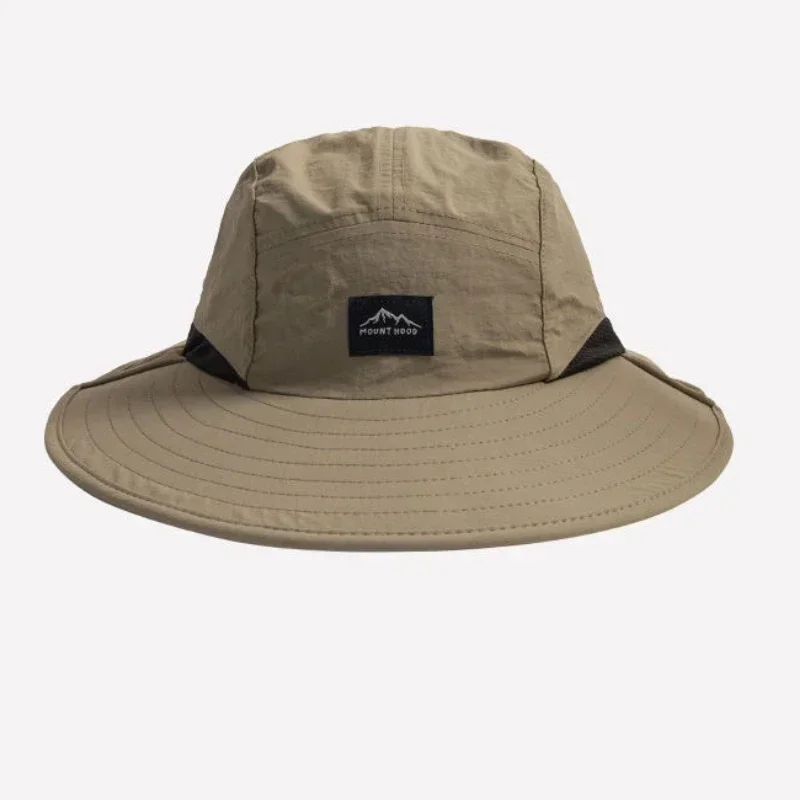 Gorras panamá Unisex de ala ancha de verano, impermeables y de secado rápido, visera para exteriores, sombreros de cubo, sombrero de sol transpirable de malla con solapa para el cuello