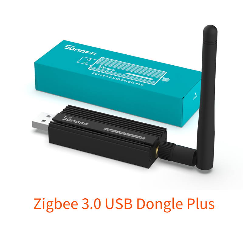 SONOFF ZB Dongle-Plus Zigbee 3,0 USB Universal ZigBee Gateway vía ZHA o Zigbee2MQTT Compatible con ZBMINI SNZB S26R2ZB Alexa: ZBDongle-P