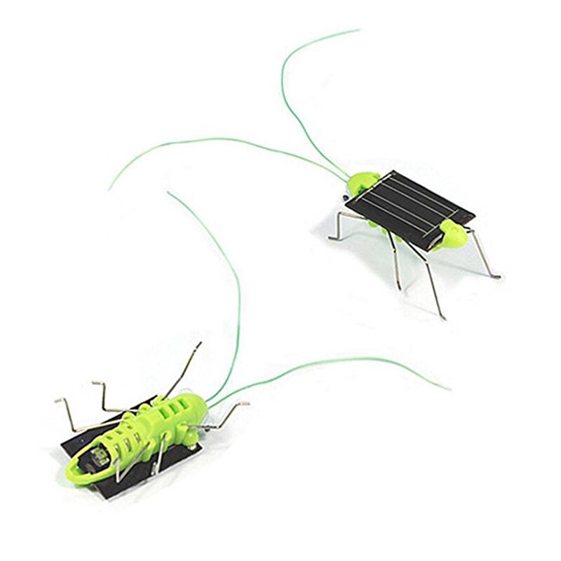 Solar Sprinkhaan Insect Zonne-energie Sprinkhaan Robot Speelgoed Nodig Gadget Solar Speelgoed Educatief Speelgoed