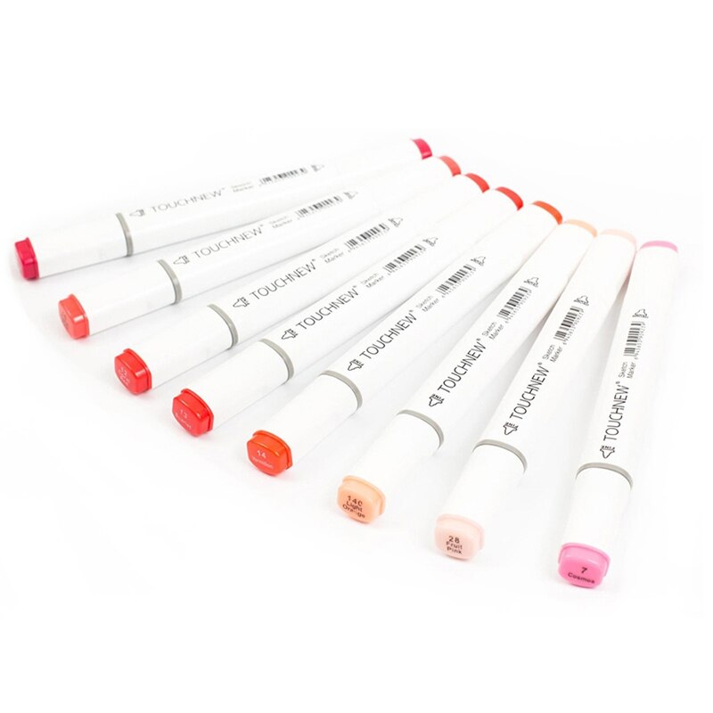 TOUCHNEW 30/40/60/80 Colors Art Markers Alcohol Based Markers Drawing Pen Set Manga Dual Headed Art Sketch Marker Pens