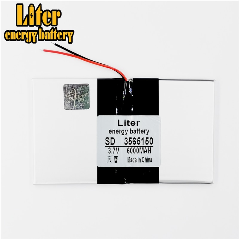 tavoletta PC capacità della batteria 3565150 3.7V 3465150 6000mA Universale Li-ione batteria per tavoletta pc 7 pollici 8 pollici 9 pollici 10 pollici 11 pollici