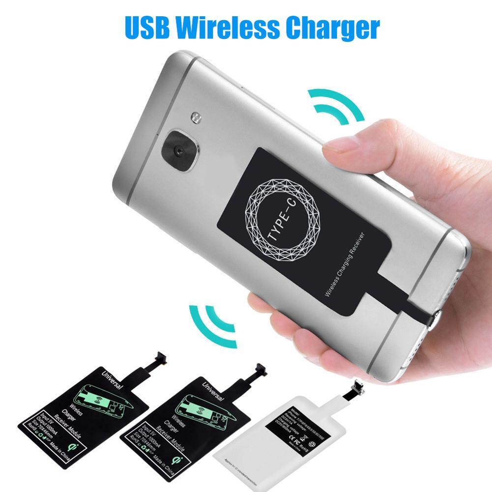 Nuovo cavo di ricarica wireless per telefono cellulare Chip USB di tipo C appiccicoso portatile con protezione da cortocircuito per Ios Android