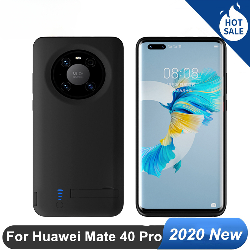 Akku-hülle mit ladegerät und 10000 mah kapazität für huawei Kamerad 30 Profi und 40 p30 p40 Profi: Braun