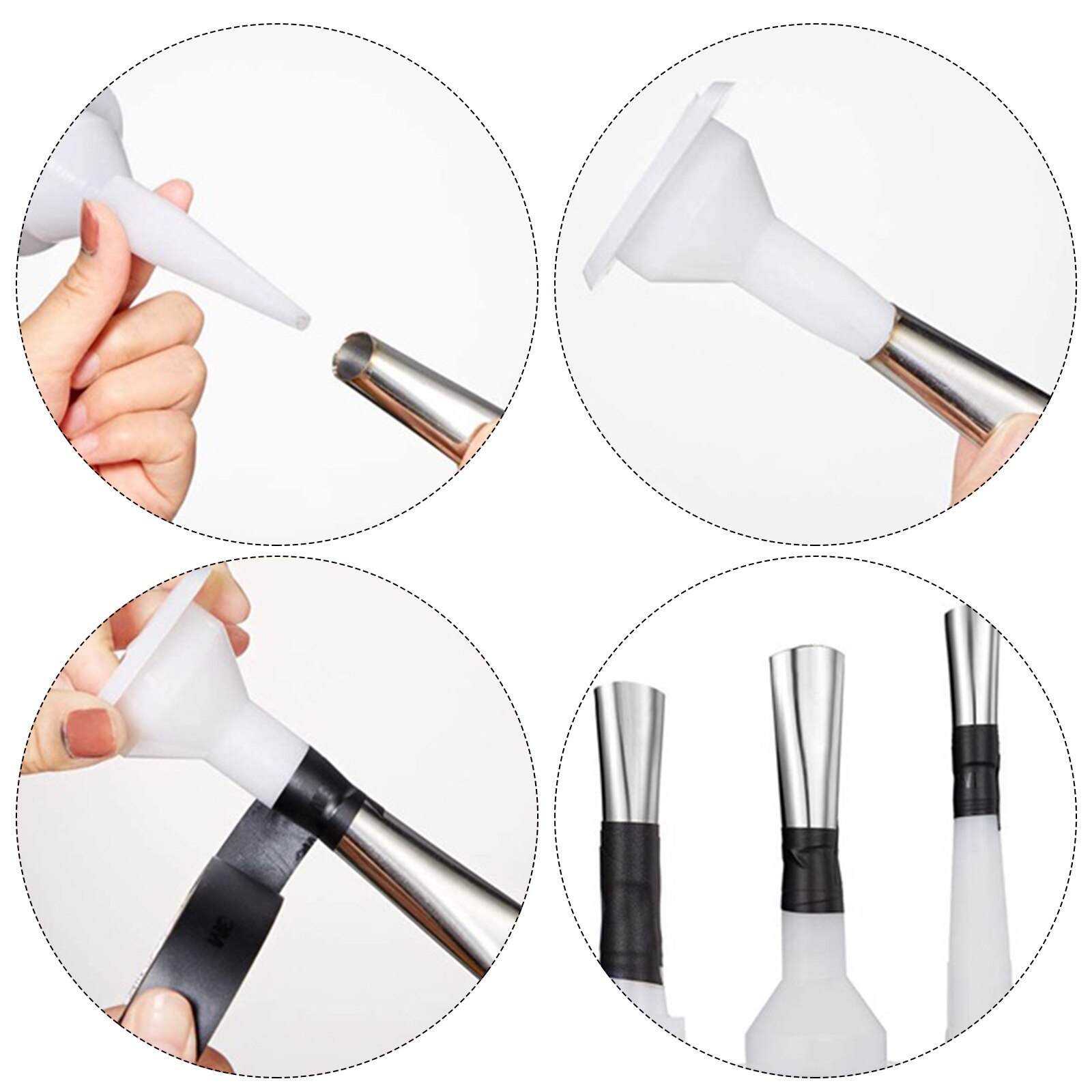 23Pcs Caulking Finishing Tools Kit Caulking Finisher Nozzles Caulking Tools Caulk Scrapers Stainless Steel Sealant Caulking