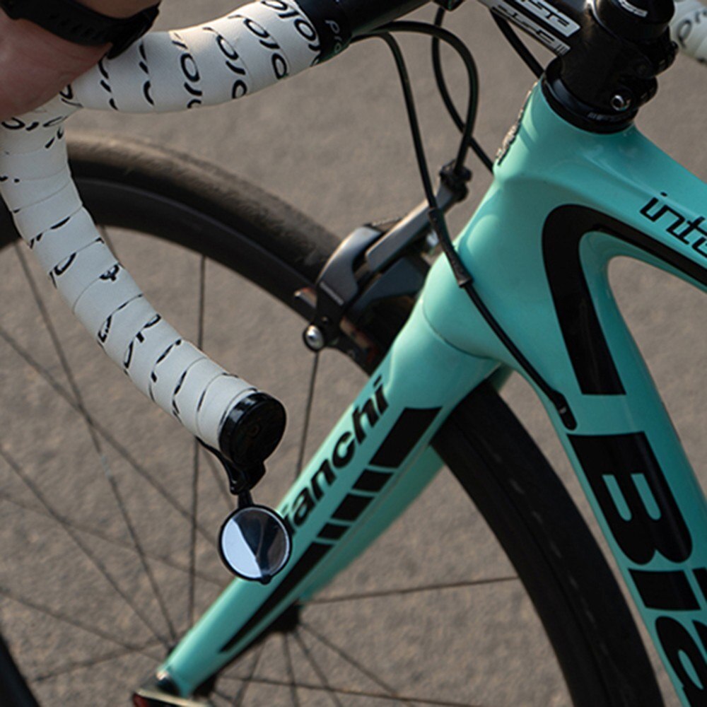 Specchietto retrovisore portatile nero per bici specchietto retrovisore regolabile