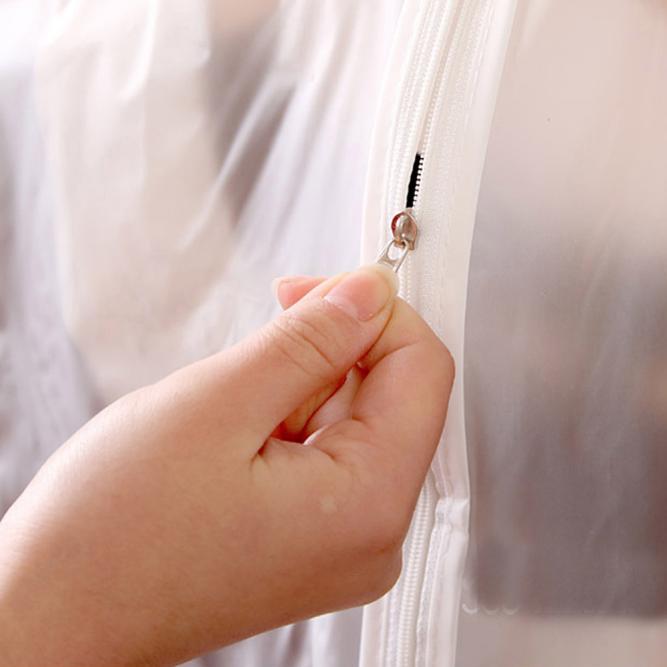 Garment Suit Thicken Solid EVA Clothing Dust Cover Suit Coat Waterproof Protector Storage Bag with Zipper 15