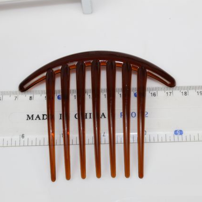1/2PCS 7 Zähne Französisch Twist Haar Brötchen Kämme Haar Clip Seite Kamm Nicht Slip Prom Kämme Hochzeit schmuck Braut Haar Zubehör