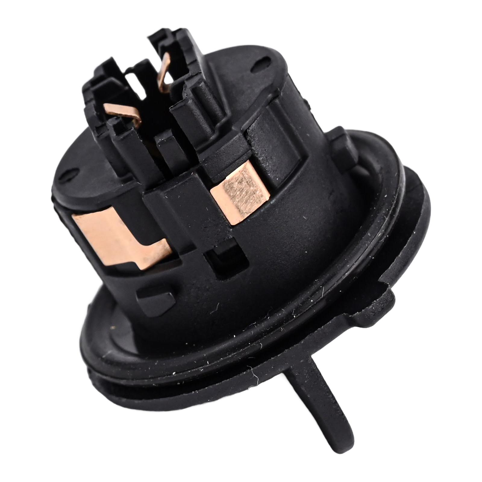 Portalámparas de coche T20, casquillo de lámpara para señales de giro delanteras de coche, Color negro, Material ABS, anticorrosión, fácil de instalar