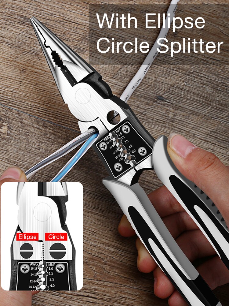 Multifunctional Cutting Pliers, Industrial-grade Bolt Vise, Electrician Clamping Winding Cutting Household Maintenance Tool