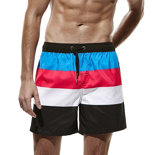 Men's Board Shorts Fast Dry Summer Vacation Beach Surfing Shorts for Men Sport Running Swimming Trunks Male AM2057: SkyBlue / S