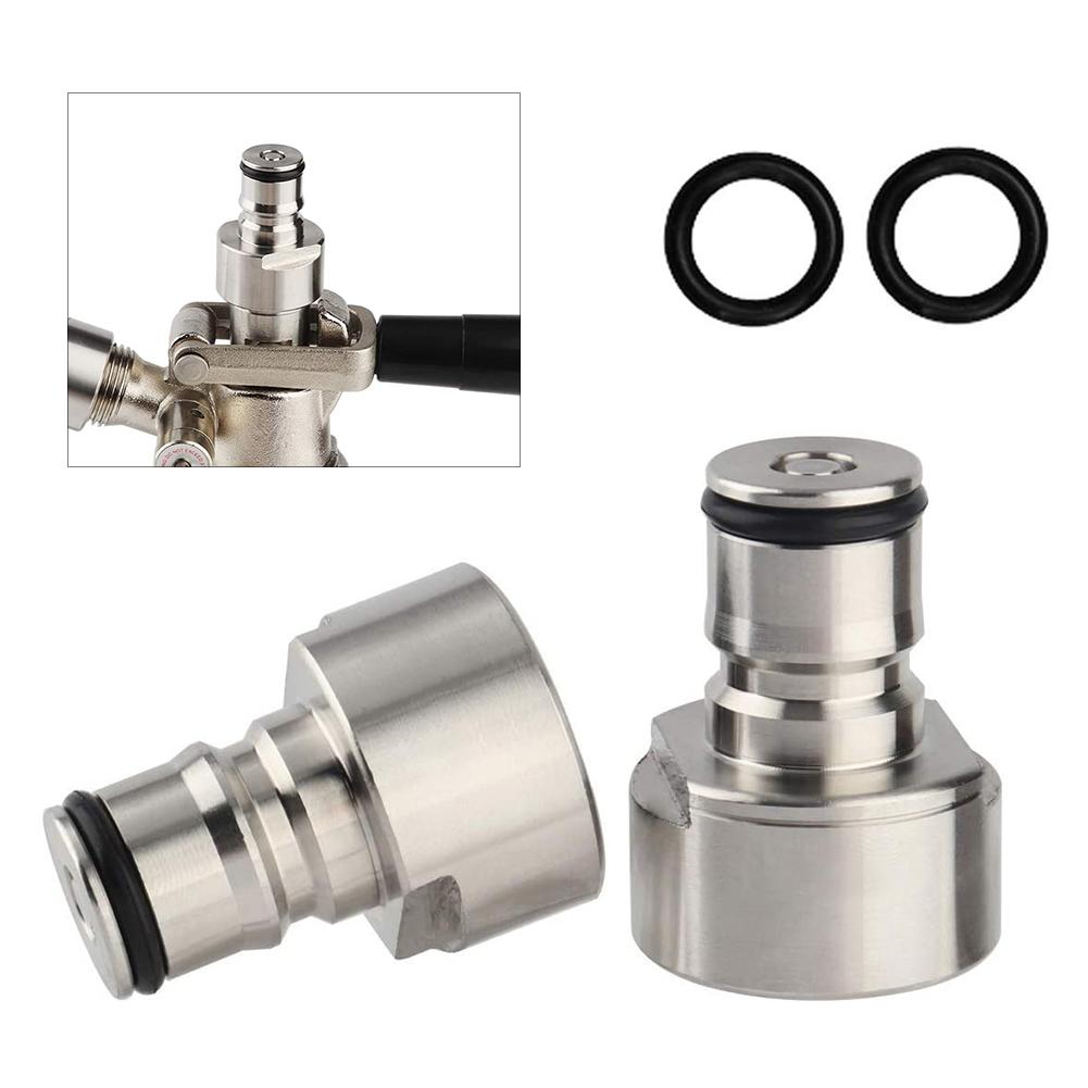 2 st rostfritt stål 5/8 npt gänga kullås fat koppling adapter konverteringssats bärbar lätt att installera fat koppling adapter
