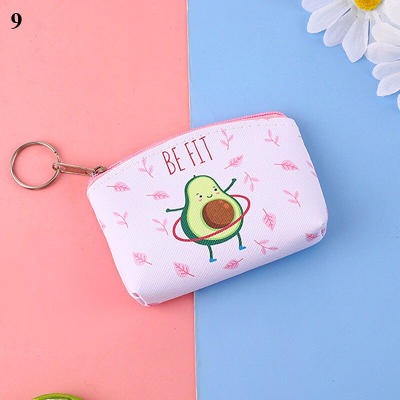 Tecknade djur panda hund katt kvinnor myntväska bankkortsväska mini söt dragkedja djur tjejer myntplånbok usb-kabelväska nyckelhållare: 9