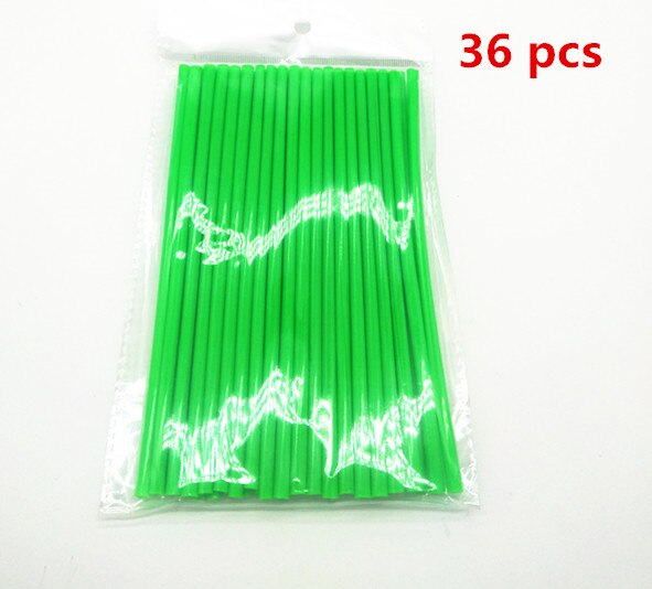 72pcs Motorcycle Wheel Spoke Cover Rim Protector Wrap for KTM 250EXC-R 300XC-W 300EXC 300XC: green-36