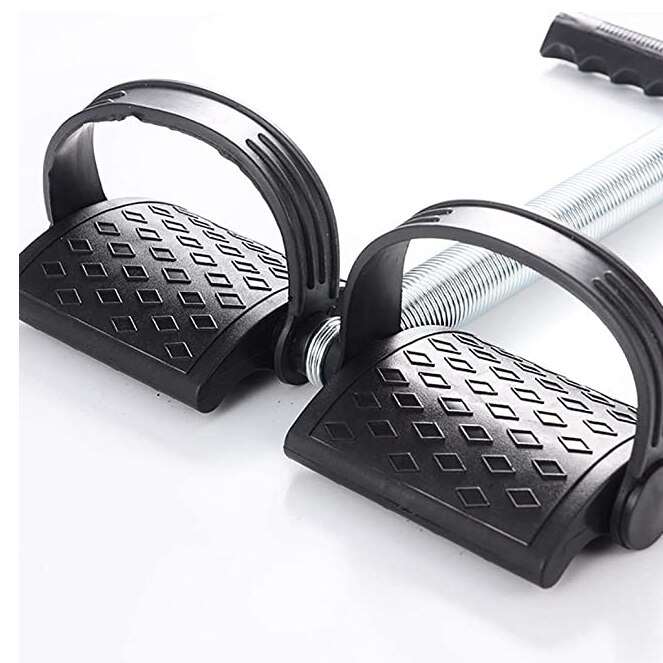 Pédale de traction à ressort, pour abdominaux, jambes, ventre, étirements, amincissement, entraînement, noir