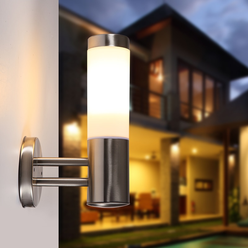 5W Indoor LED Outdoor Lighting Wall Lamp Light Porch Lights Aluminum Waterproof IP65 Wall Sconce Yard Garden Landscape Lamps