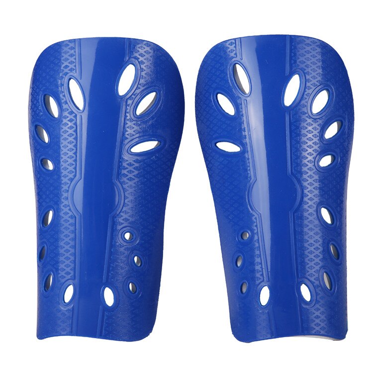 1 Pair Soft Light Football Shin Pads Soccer Guards Supporters Sports Leg Protector For Kids Adult Protective Gear Shin Guard: Blue / Adults and teens