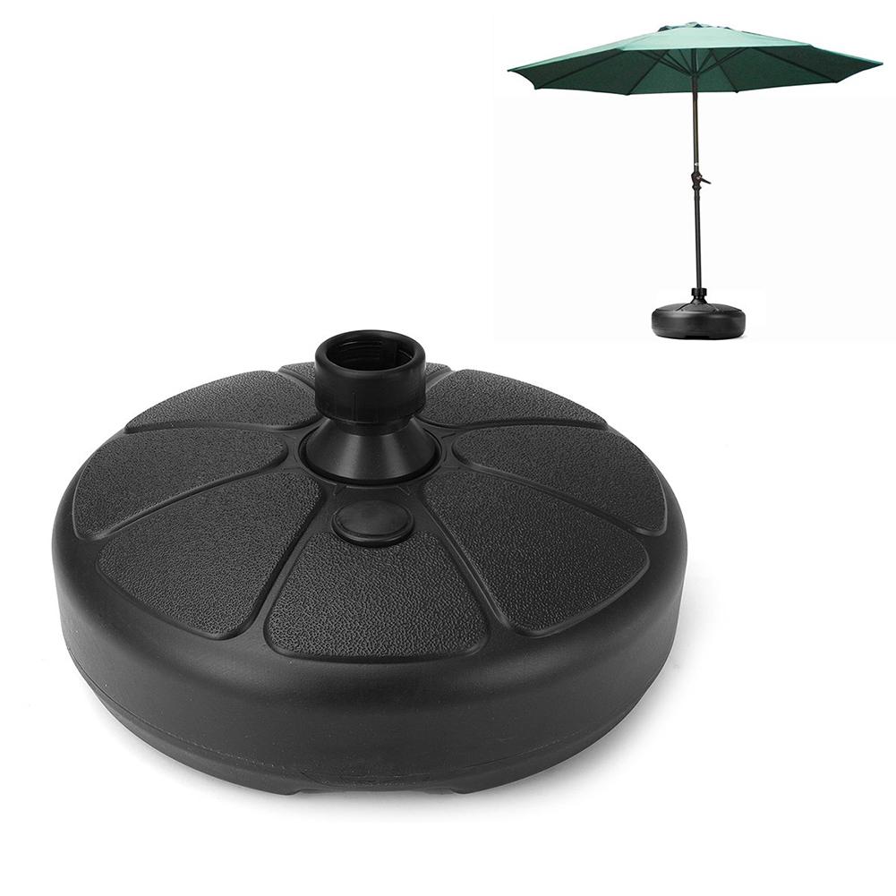 38mm Round sun umbrella base center pillar umbrella base plastic circular water injection garden beach yard umbrella base