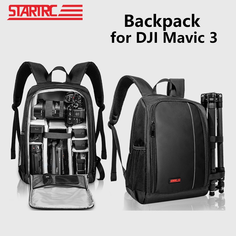 STARTRC Mavic 3 Backpack Waterproof Carrying Case Outdoor Travel Shoulder Bag DIY Liner for DJI Mavic 3 Drone Accessories Bags