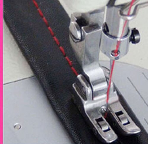 INDUSTRIËLE NAAIMACHINE ROLLER VOET Hoge Schacht PVC Leer Voor Singer Juki SPK-3 naaivoet