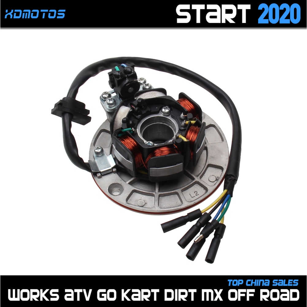 YX150 YX160 magneto stojan cewka zapłonowa ze światłem YINXIANG YX 150cc 160cc KAYO BSE SSR GPX Pitsterpro brud pitbike części