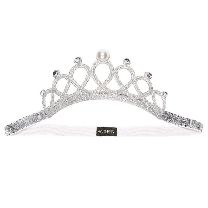 Bandeau couronne pour fête d&#39;anniversaire pour bébé fille, accessoires pour cheveux de bébé, couvre-chef pour -né, diadème,: 2