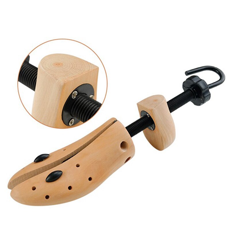 AUAU-Expanding Shoes Tree Shoe Support Device for Men and Women High-Heeled Tree Wood+Plastic+Metal Shoe Tree Size 35-40
