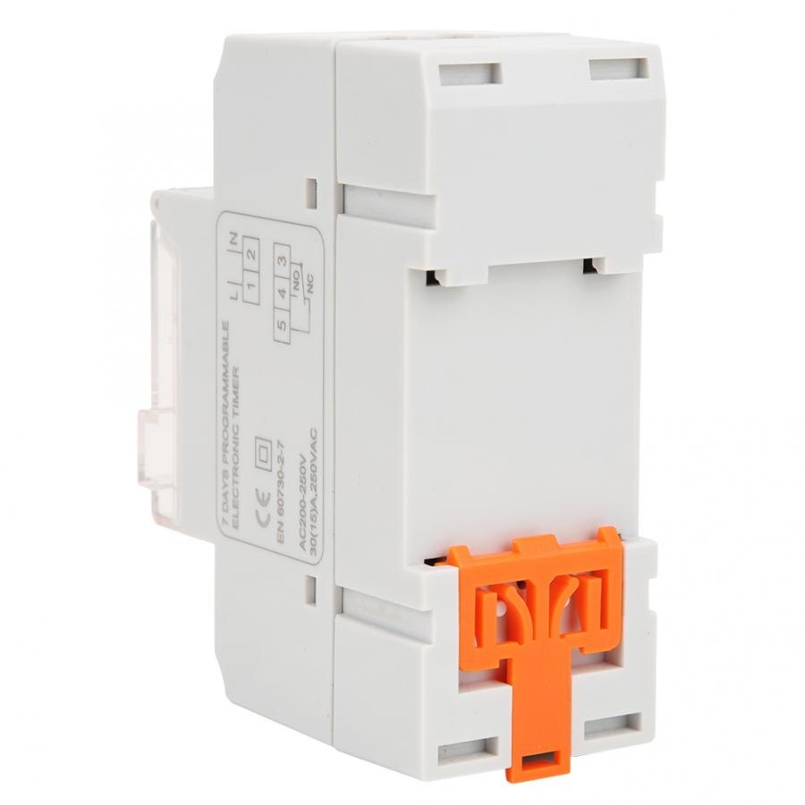 Timer Switch 7 Days Programmable Digital Industrial Time Switch TM919B-2 with Countdown Time Function 30A 200-250V AC