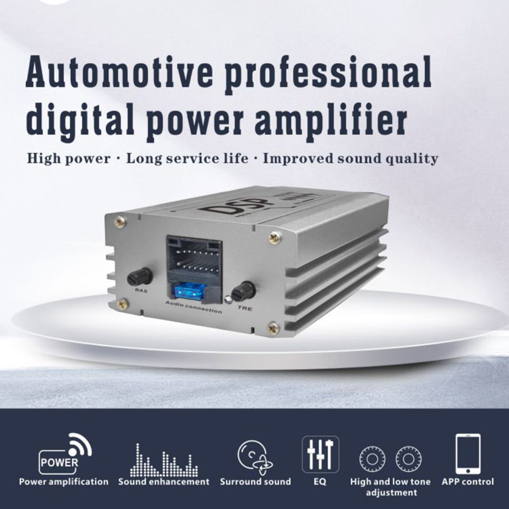 Auto DSP Digital Audio- Prozessor 4 in 6 aus DSP Auto Energie Verstärker Unterstützung APP Kontrolle Audio- Digital Klang Prozessor