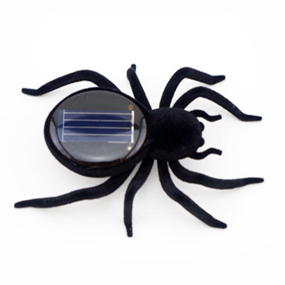 Novelty Gadget Solar Power Robot Insect Car Spider For Children's Christmas Toys Xmas Festival