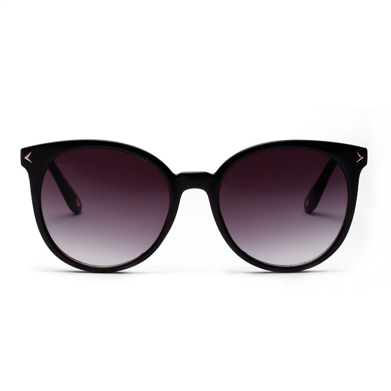 Imwete 90 S Ronde Zonnebril Vrouwen Cat Eye Zonnebril Classic Eyewear Shades Vrouwelijke Vintage Zwarte Koffie Kleur Zonnebril UV400: C3