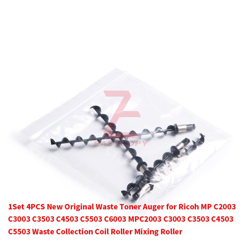 1einstellen 4Stck Neue Abfall Toner Schnecke für Ricoh MP C2004 C3004 C3504 C4504 C5504 C6004 MPC2004 MPC3004 MPC3504 MPC4504 MPC5504 Schraube: normal