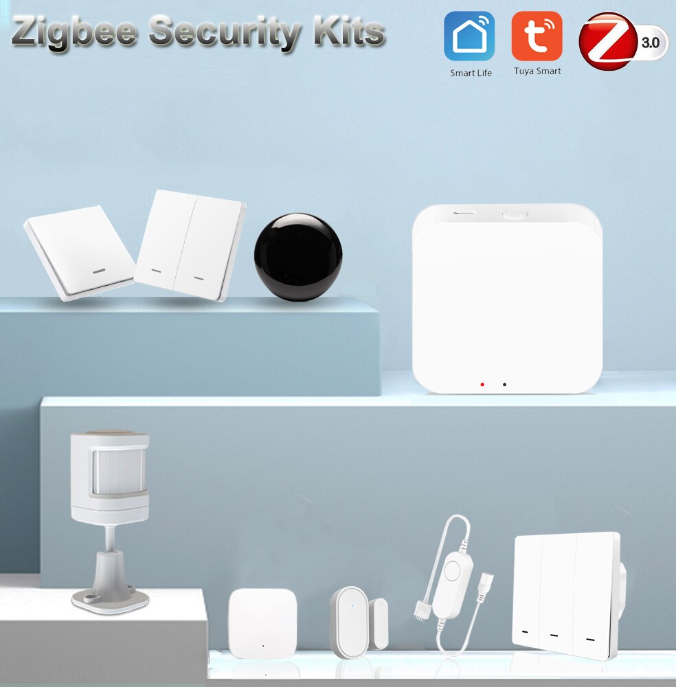 Tuya ZigBee 3.0 Smart Gateway Hub Smart Home Bridge Smart Life APP Wireless Remote Controller for Alexa Echo Google Home