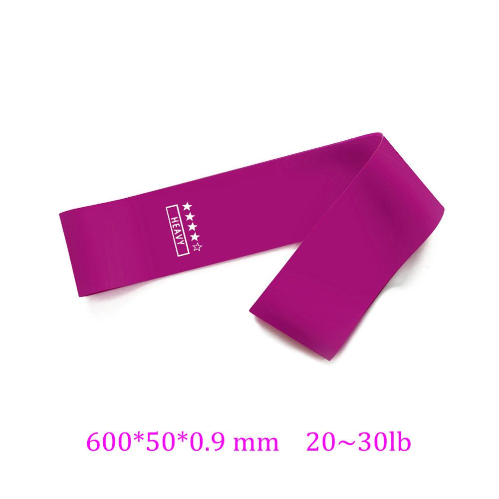 Yoga fitness modstandsbånd pilates sport gummi fitnessbånd crossfit træningsudstyr 0.35/0.5/0.7/0.9/1.1mm: Tung