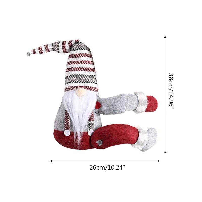 Julegardinspenne svensk nisse dukke ornament tieback festeholder stue vindu dekorasjoner soverom hjem