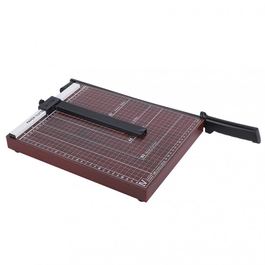 paper trimmer Wine Red Wooden Base A4/B5/A5/B6/B7 Paper Cutter Photo Trimmer Cutting Trimming Tool cutter