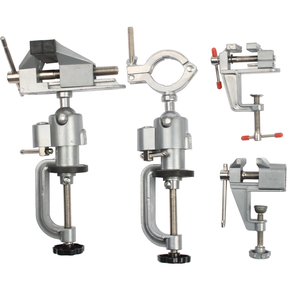 Chromium vanadium alloy steel Screw Vise Mini Table Vice Bench Clamp Screw Vise for DIY Craft Mould Fixed Repair Tool