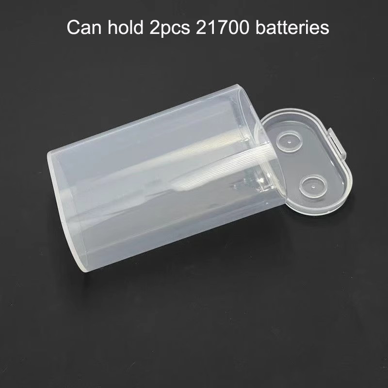 Caja de almacenamiento de batería 21700, 1 sección/2 secciones/4 secciones/8 secciones, caja de protección de almacenamiento de batería 20700: Azul cielo