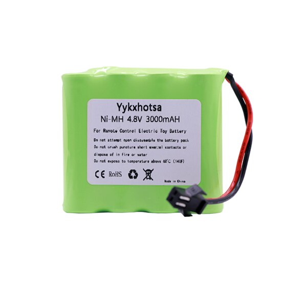 4.8V 3000mah NiMH Batterij SM Plug en Lader Voor Rc speelgoed Auto 'S Tanks Robots Boten Guns Ni-Mh AA 4.8 v Batterij speelgoed accessoire: 1B