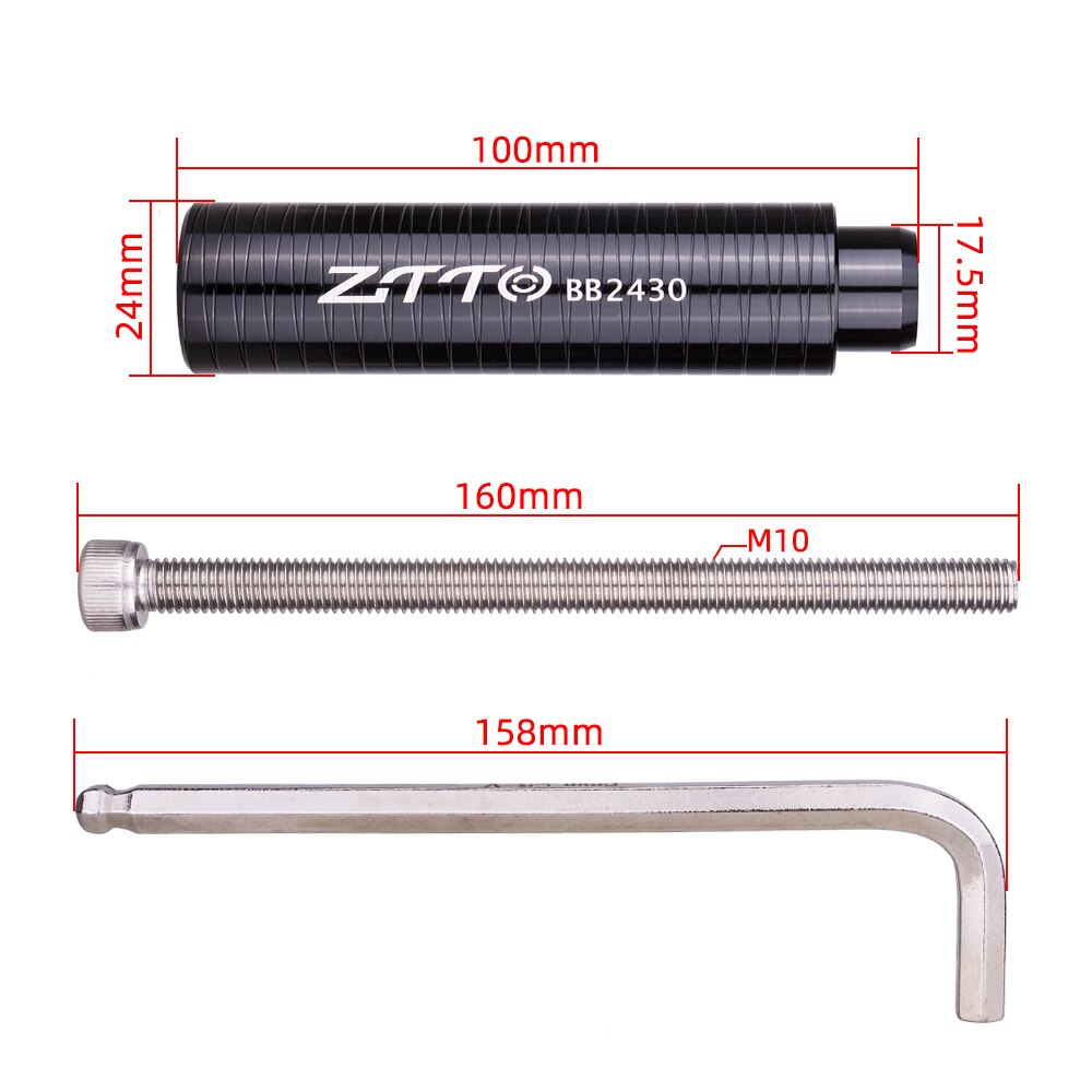 ZTTO MTB Bicycle Bottom Bracket Bearing Remove Install Tool Road Bike BB Press Fit 24mm 30mm BB86 BB30 BB92 PF30 Repair Kits