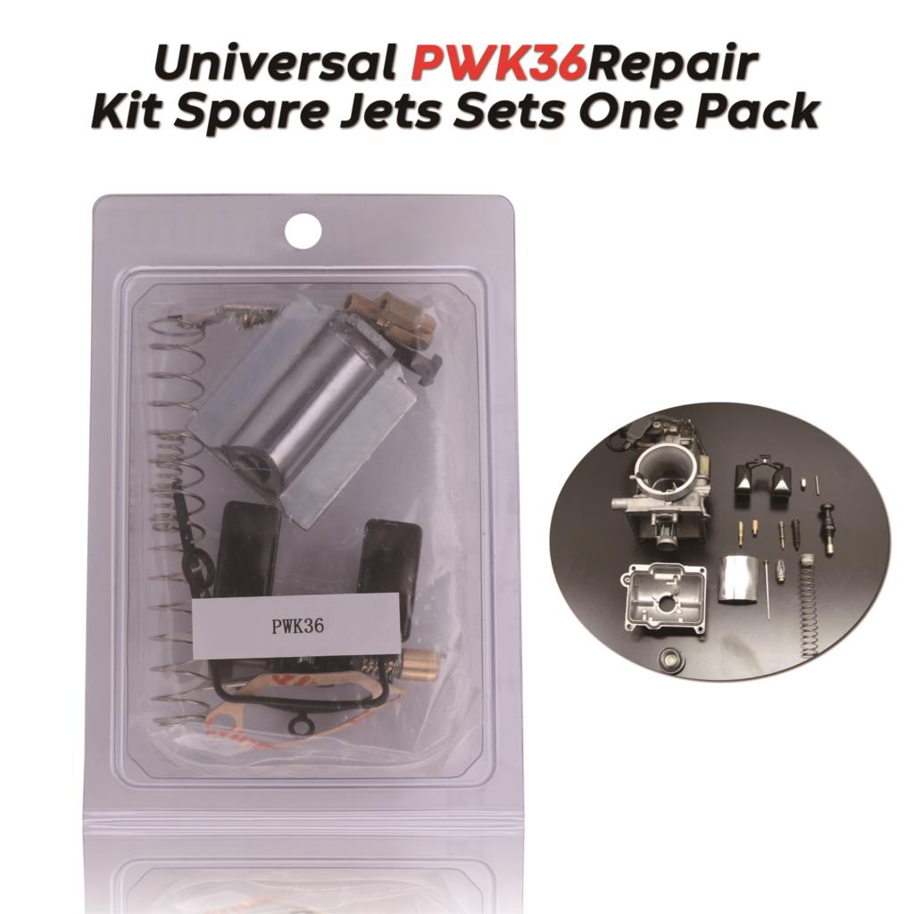 Maintenance spare parts kit for motorcycle carburetor, universal repair kit spare jets sets 1 pack: LD-MC004-36