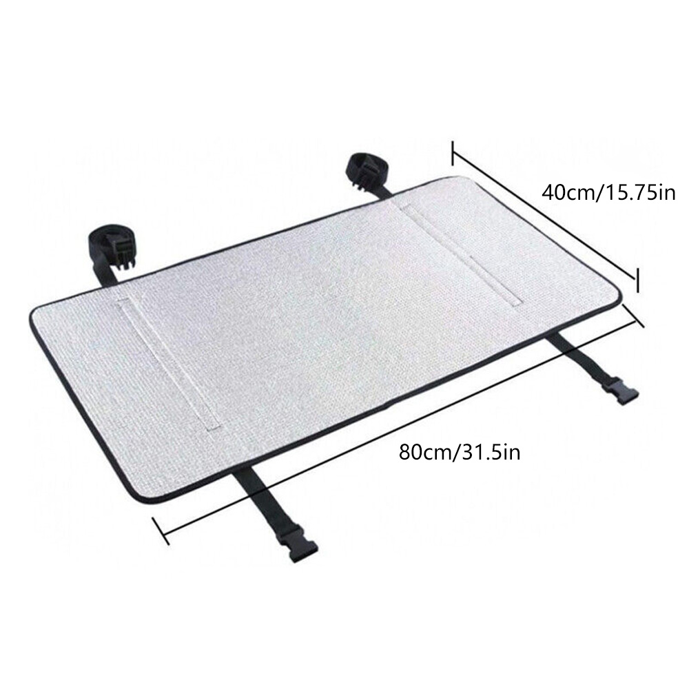 Cubierta de aire acondicionado para exteriores, antinieve antipolvo y herramienta de limpieza, 40x80CM